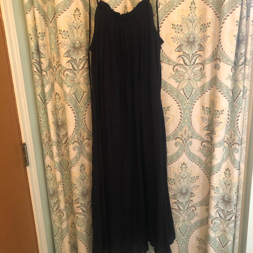 Black midi dress from Forever 21